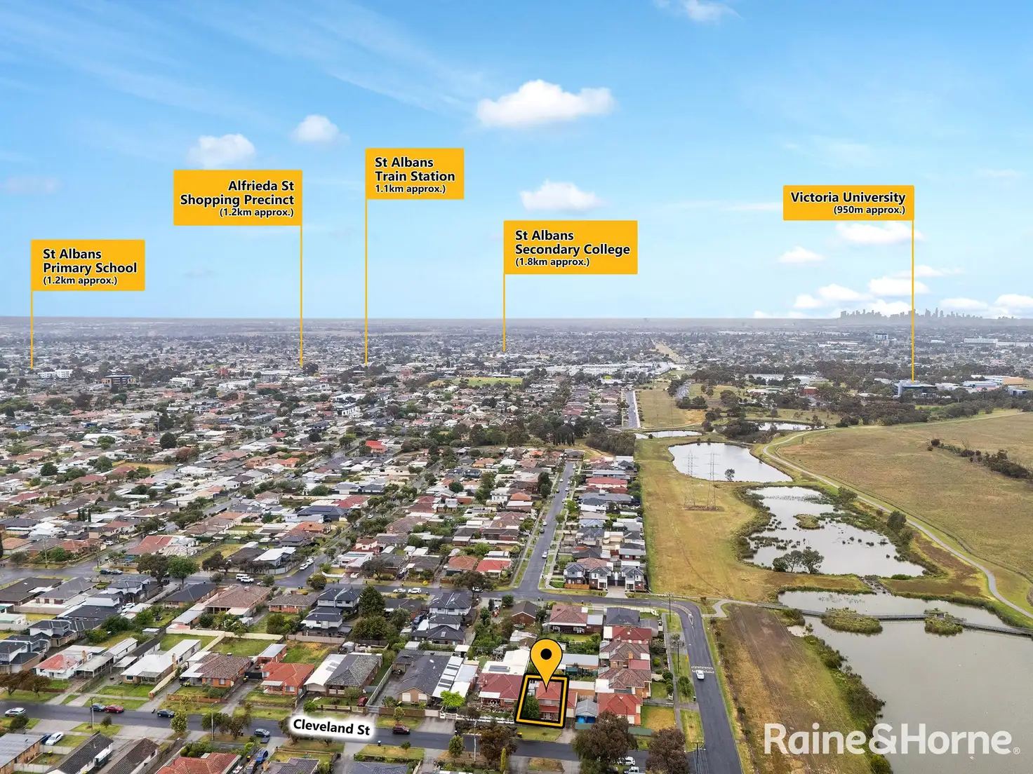Main view of Homely townhouse listing, 2A Cleveland Street, St Albans VIC 3021