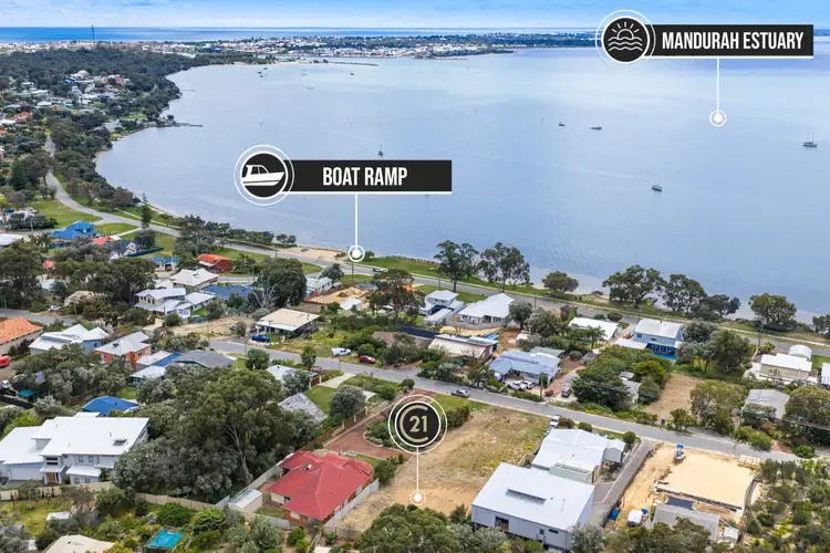 Second view of Homely land listing, 21A Estuary View Road, Dawesville WA 6211