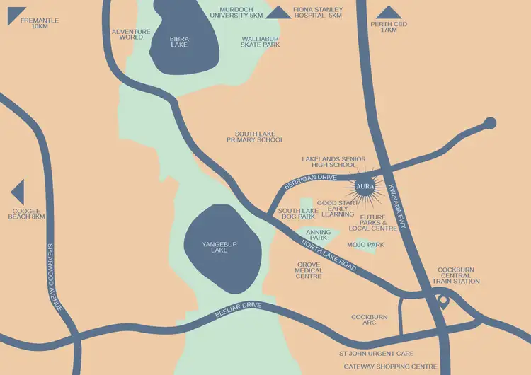 Third view of Homely land listing, LOT 114 Beroona Way, Cockburn Central WA 6164