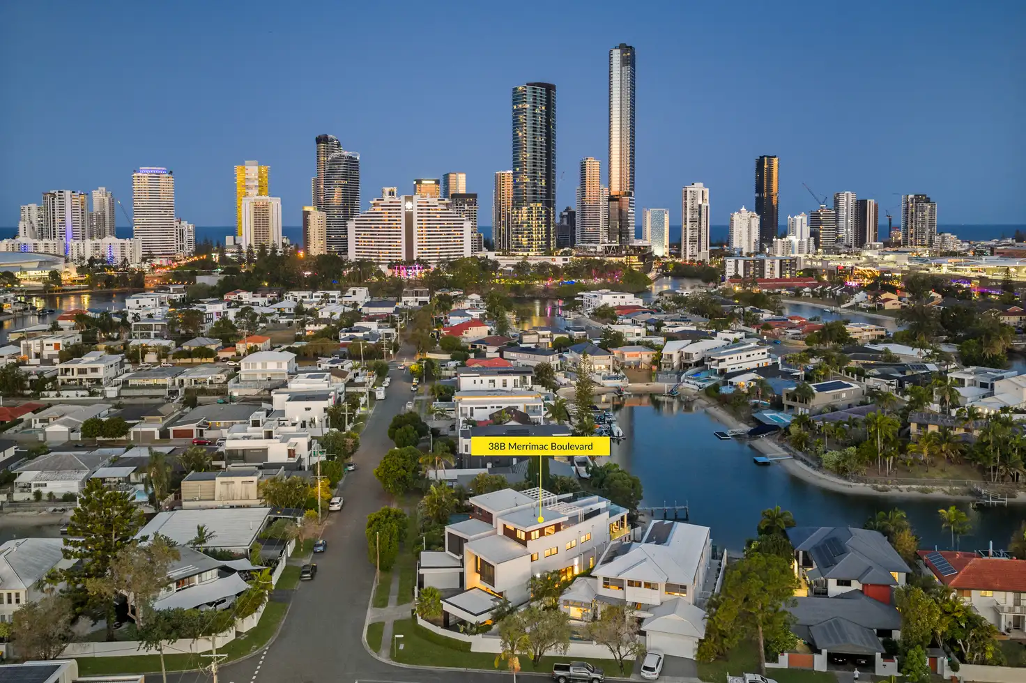 Main view of Homely house listing, 38B Merrimac Boulevard, Broadbeach Waters QLD 4218