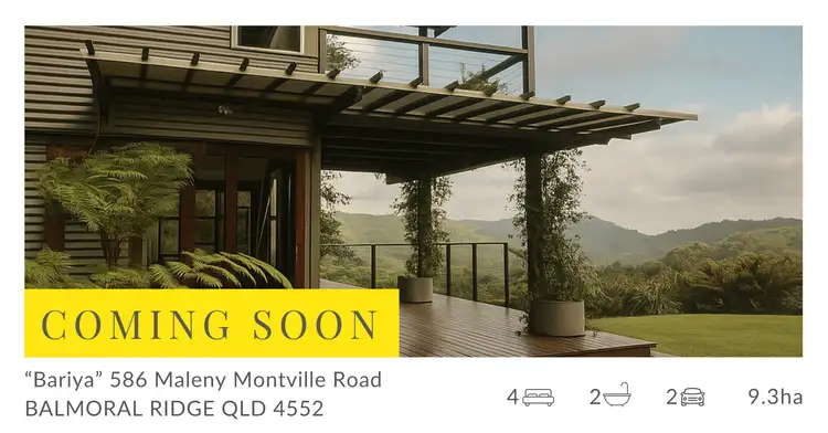 "Bariya" 586 Maleny-Montville Road, Balmoral Ridge QLD 4552