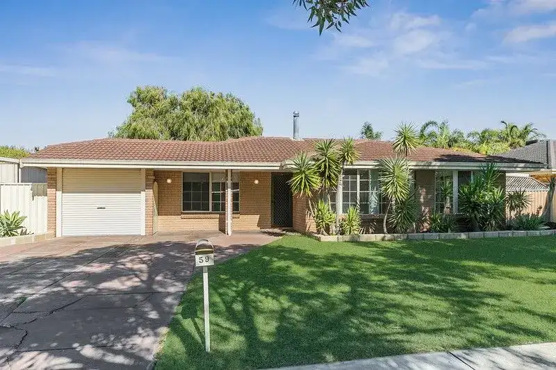 Main view of Homely house listing, 59 Cuthbertson Drive, Cooloongup WA 6168