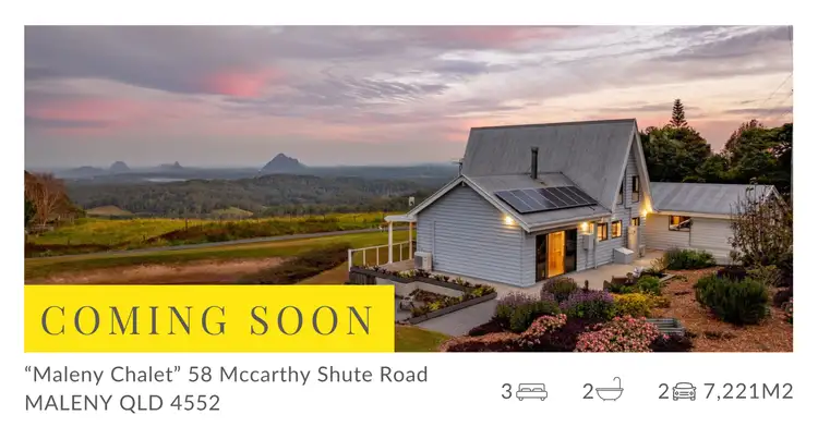 "Maleny Chalet" 58 McCarthy Shute Road, Maleny QLD 4552