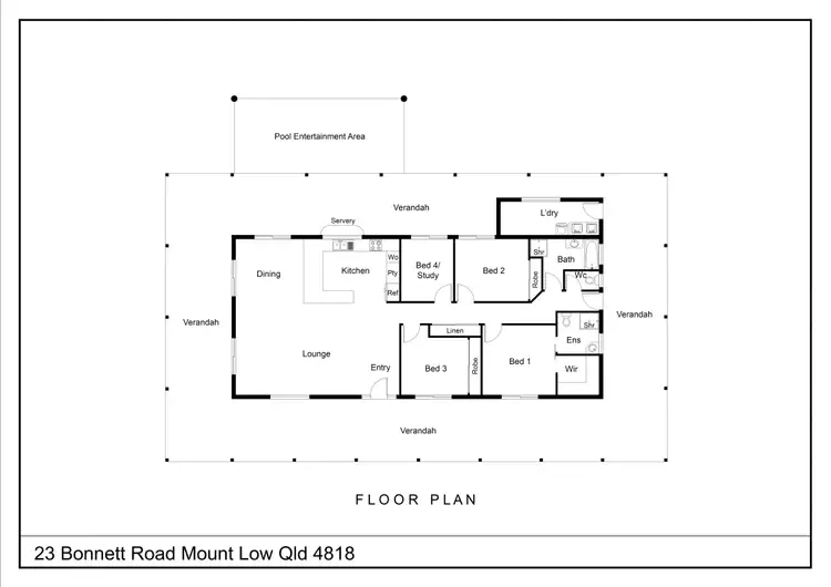 Third view of Homely house listing, 23 Bonnett Road, Mount Low QLD 4818