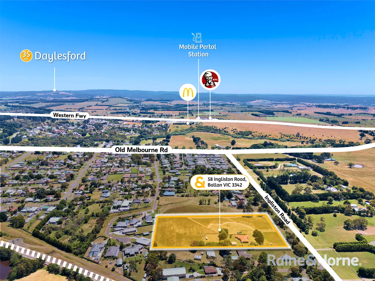 Main view of Homely rural property listing, 58 Ingliston road, Ballan VIC 3342