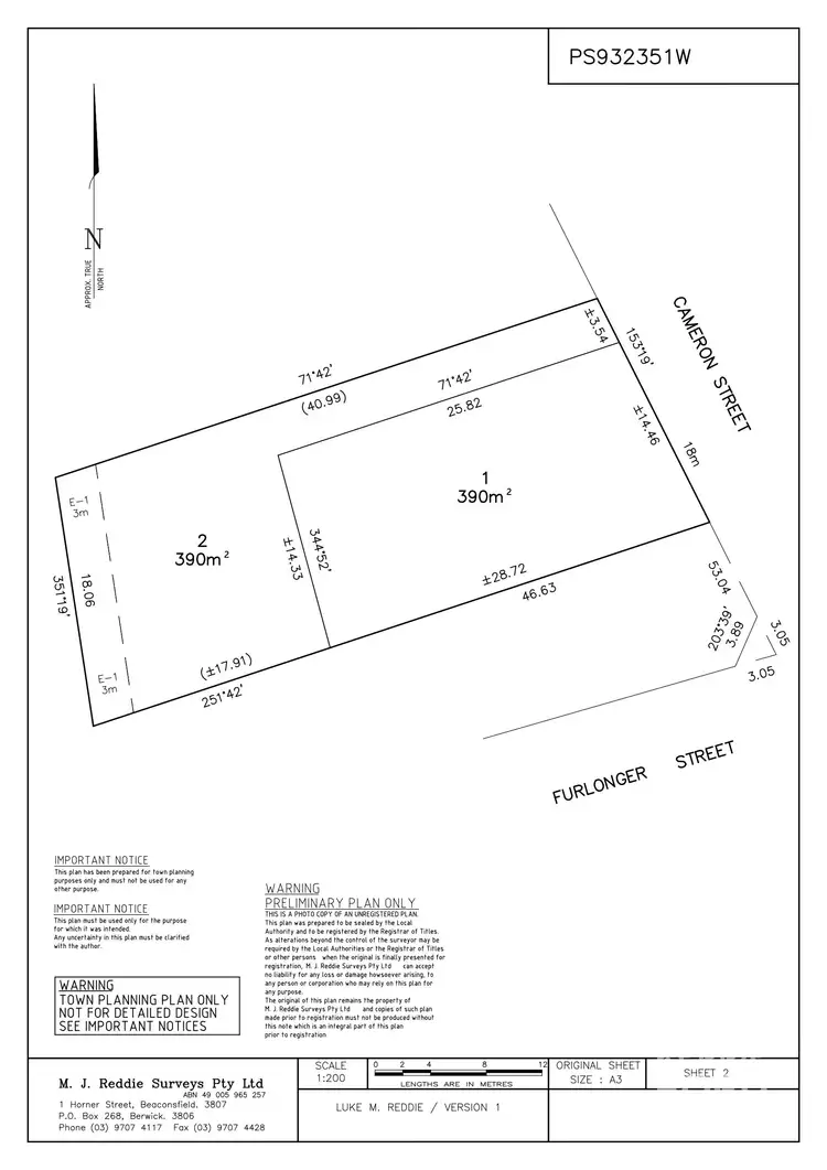 Third view of Homely land listing, 33A Cameron Street, Traralgon VIC 3844
