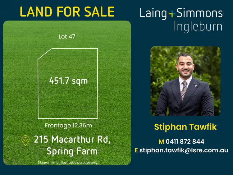 LOT 47, 215 Macarthur Road, Spring Farm NSW 2570