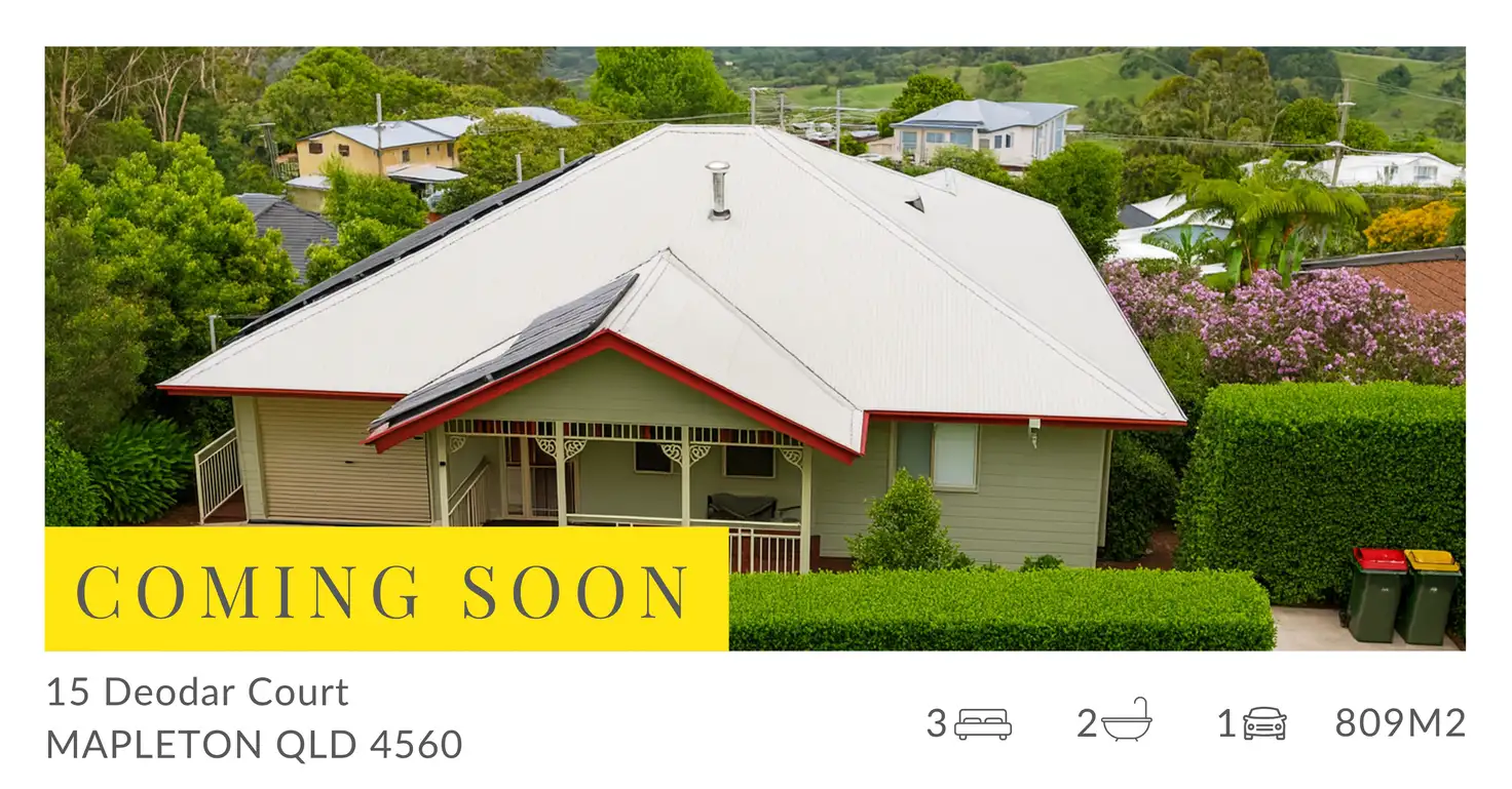 Main view of Homely house listing, 15 Deodar Court, Mapleton QLD 4560