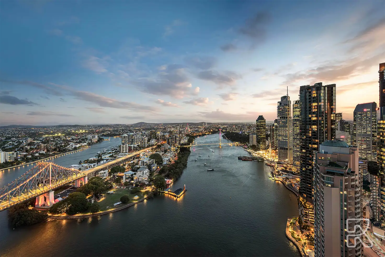 Main view of Homely apartment listing, 462/30 Macrossan Street, Brisbane City QLD 4000