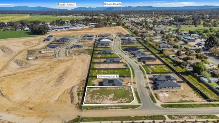 Second view of Homely land listing, 24 Honeyeater Street, Benalla VIC 3672