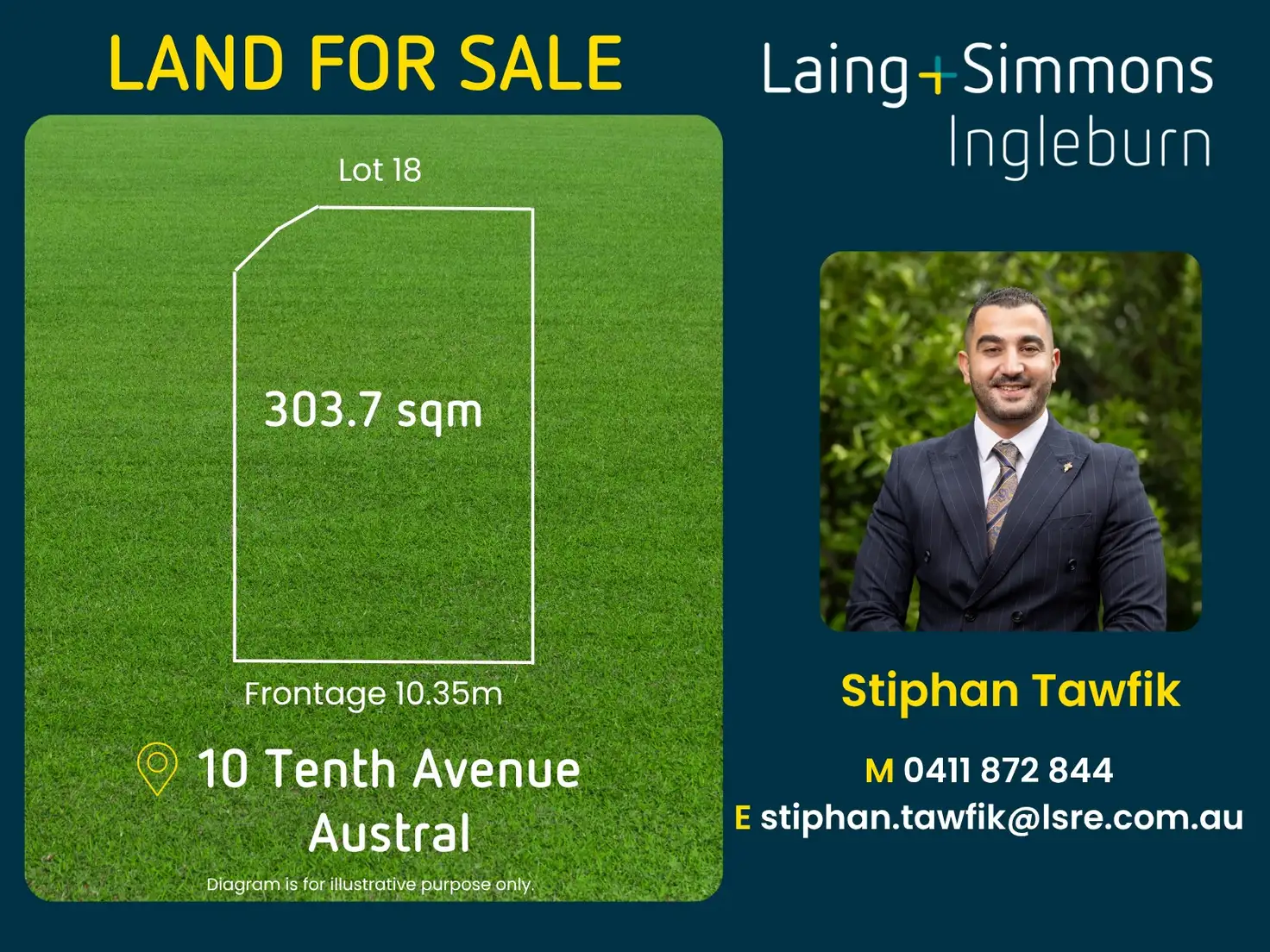 Main view of Homely land listing, LOT 18, 10 Tenth Avenue, Austral NSW 2179