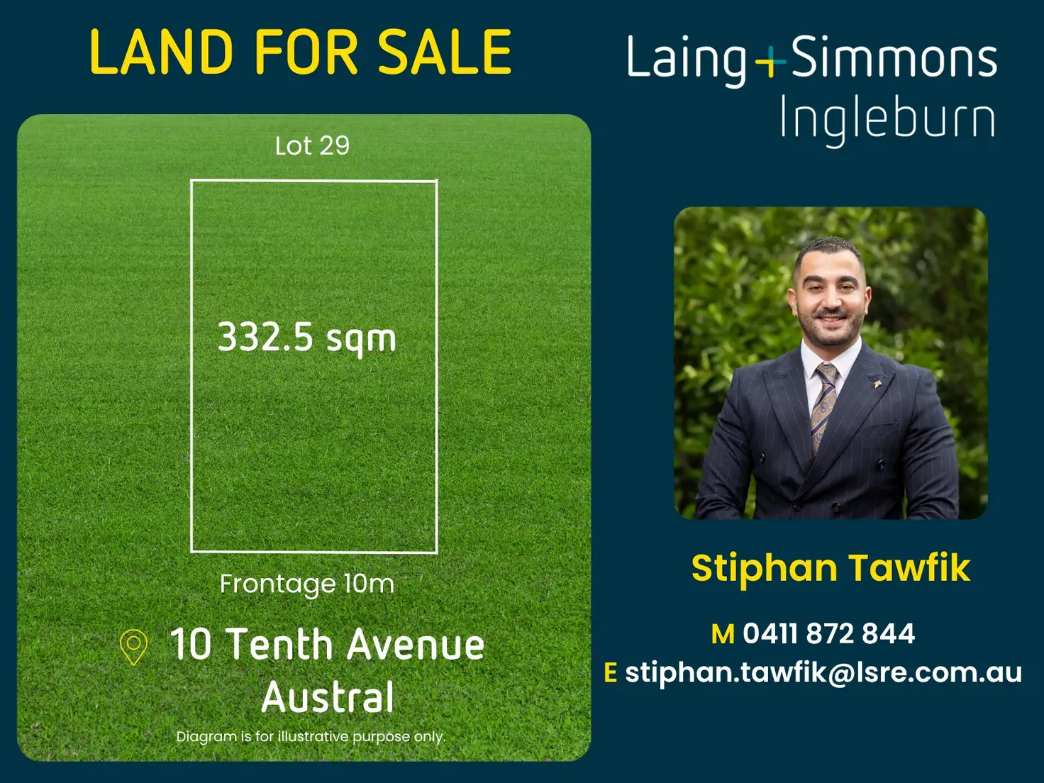 Main view of Homely land listing, LOT 29, 10 Tenth Avenue, Austral NSW 2179