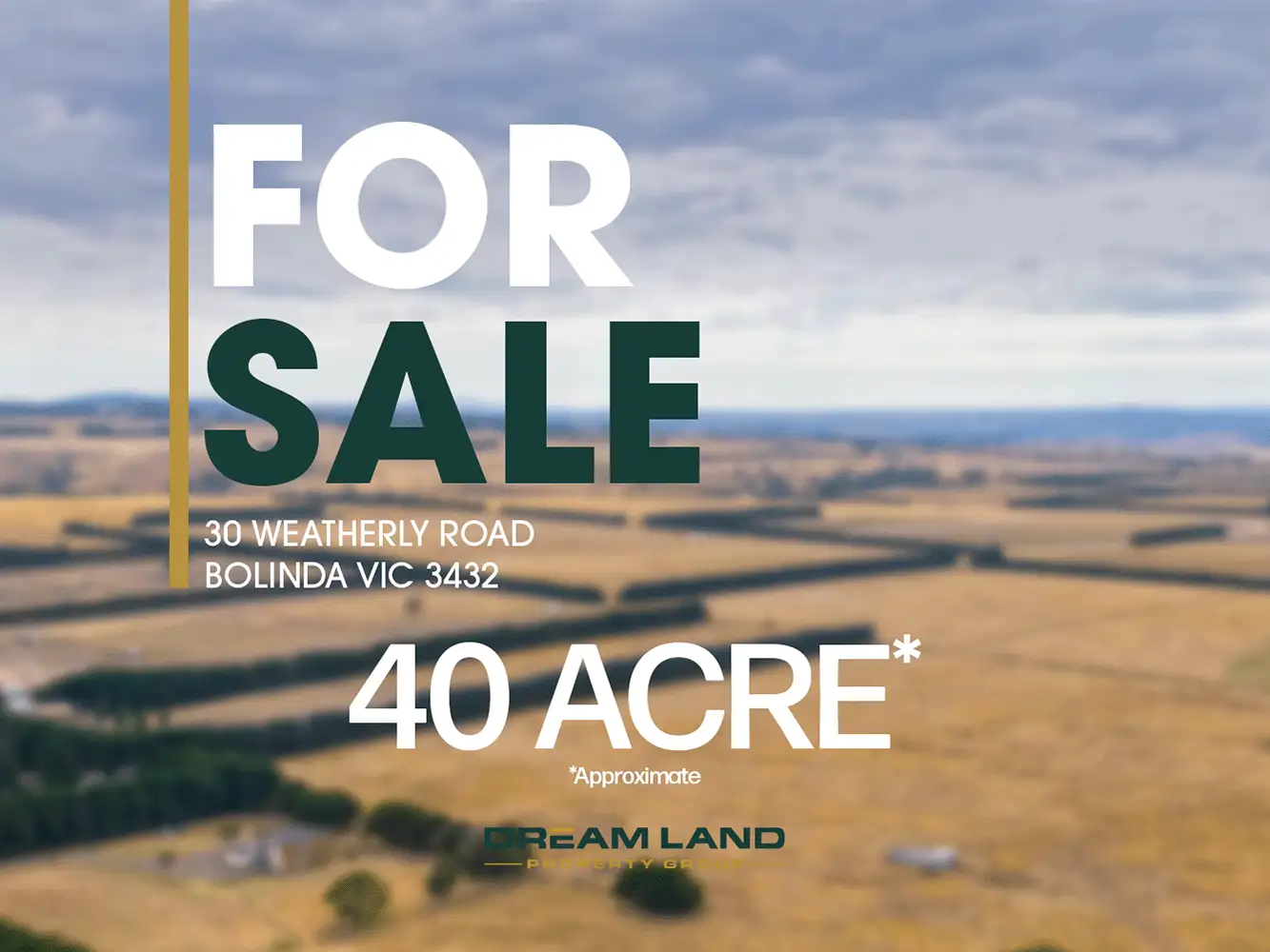 Main view of Homely rural property listing, 30 Weatherly Road, Bolinda VIC 3432