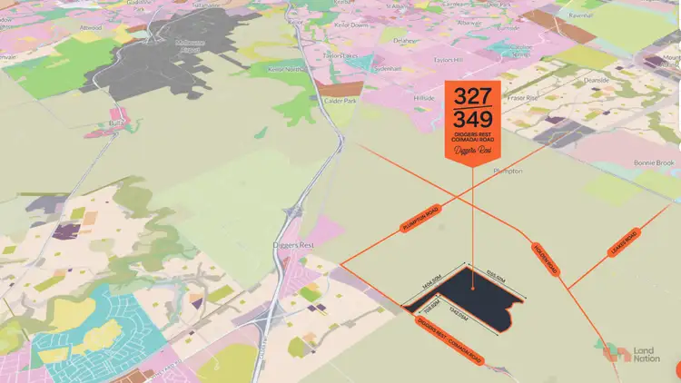 Third view of Homely land listing, 327-349 Diggers Rest-Coimadai Road, Diggers Rest VIC 3427