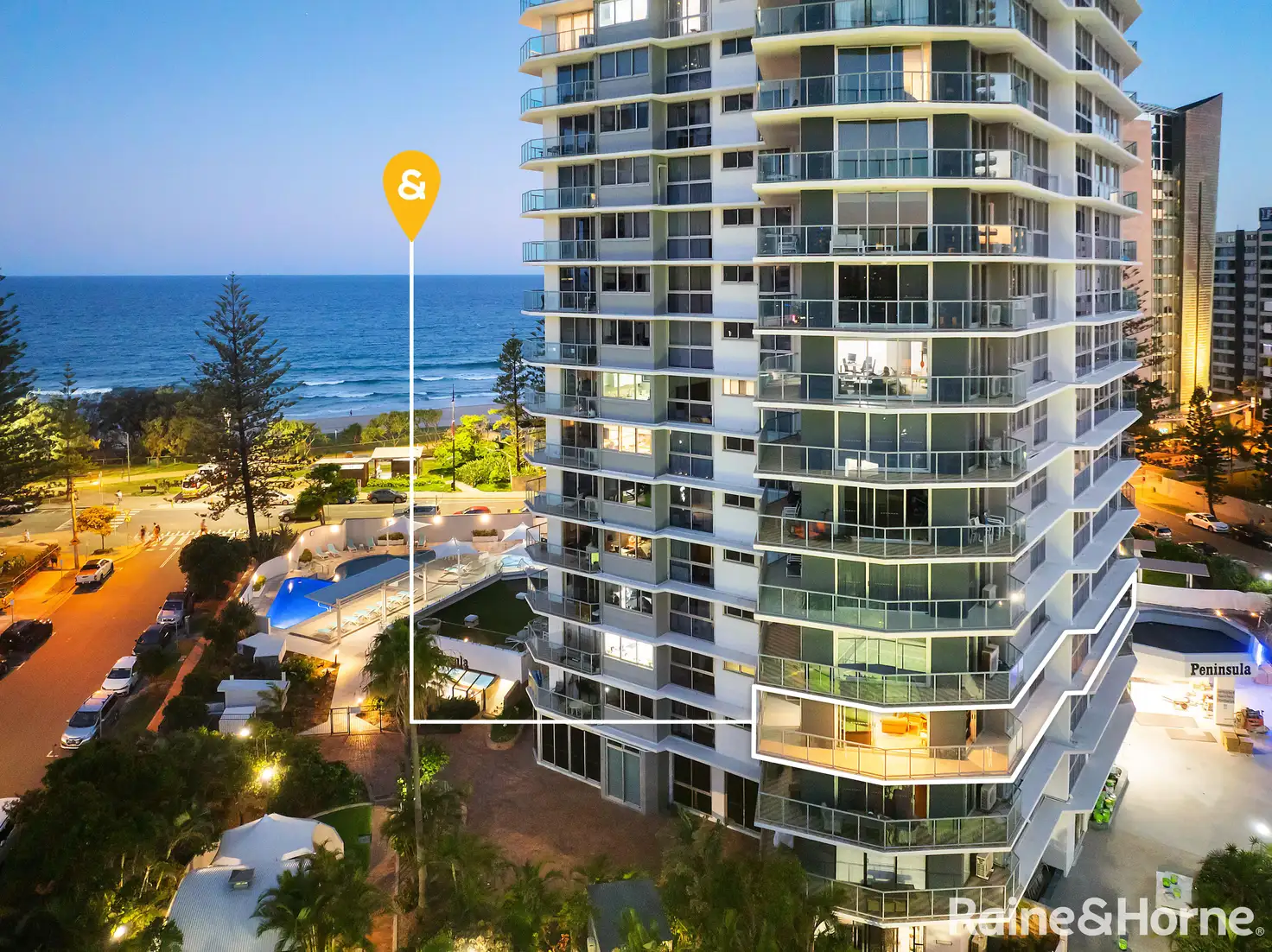 Main view of Homely apartment listing, 3D/5 Clifford Street, Surfers Paradise QLD 4217
