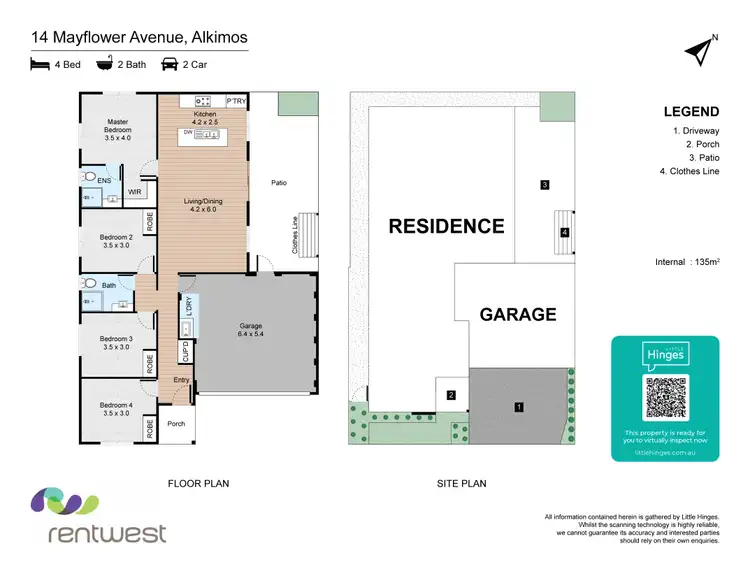 Second view of Homely house listing, 14 Mayflower Avenue, Alkimos WA 6038