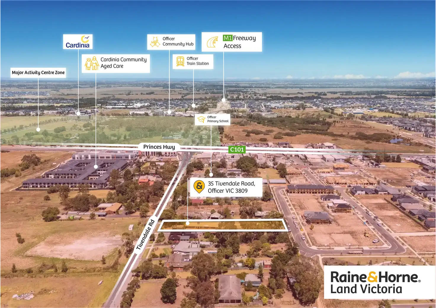 Main view of Homely house listing, 35 Tivendale Road, Officer VIC 3809