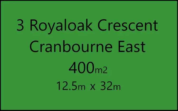 Main view of Homely land listing, 3 Royaloak Crescent, Cranbourne East VIC 3977