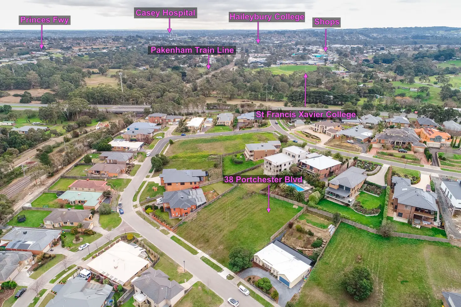 Main view of Homely land listing, 38A Portchester Boulevard, Beaconsfield VIC 3807