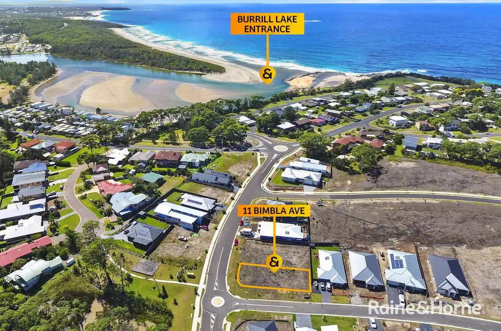 Main view of Homely land listing, 11 (Lot 106) Bimbla Avenue, Dolphin Point NSW 2539