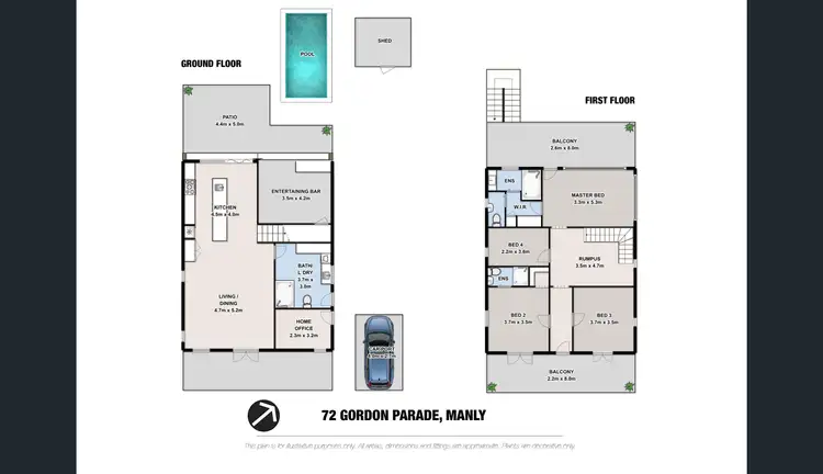 Second view of Homely house listing, 72 Gordon Parade, Manly QLD 4179