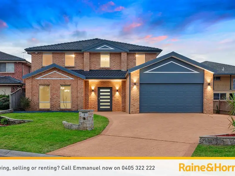 Main view of Homely house listing, 1 Perseus Circuit, Kellyville NSW 2155