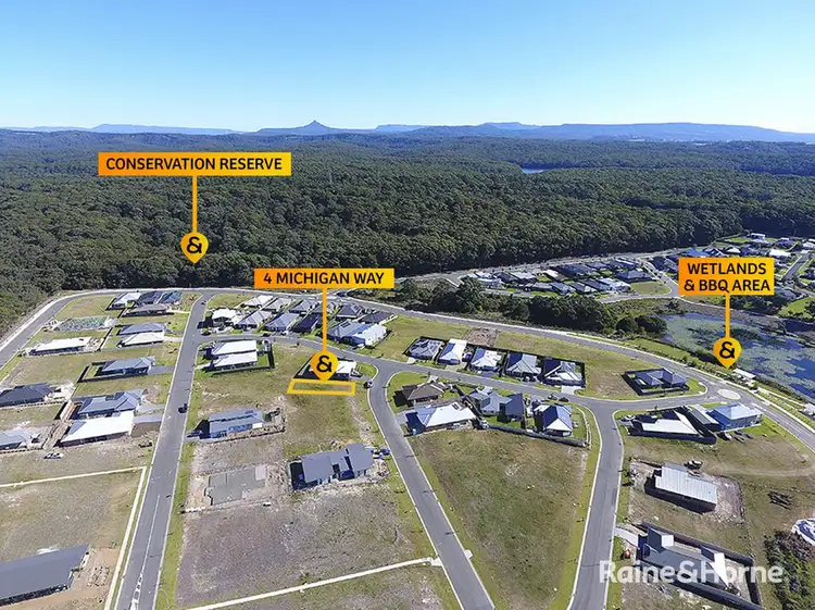Main view of Homely land listing, 4 (Lot 404) Michigan Way, Burrill Lake NSW 2539