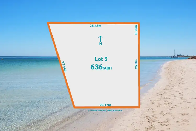Second view of Homely land listing, 5 Dumbarton Road, West Busselton WA 6280