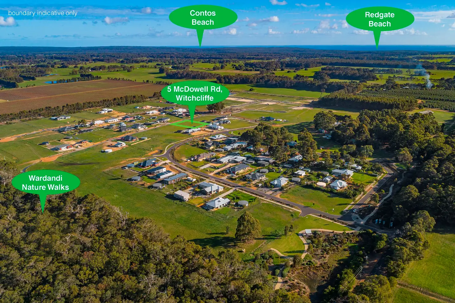 Main view of Homely land listing, 5 McDowell Road, Witchcliffe, Margaret River WA 6285