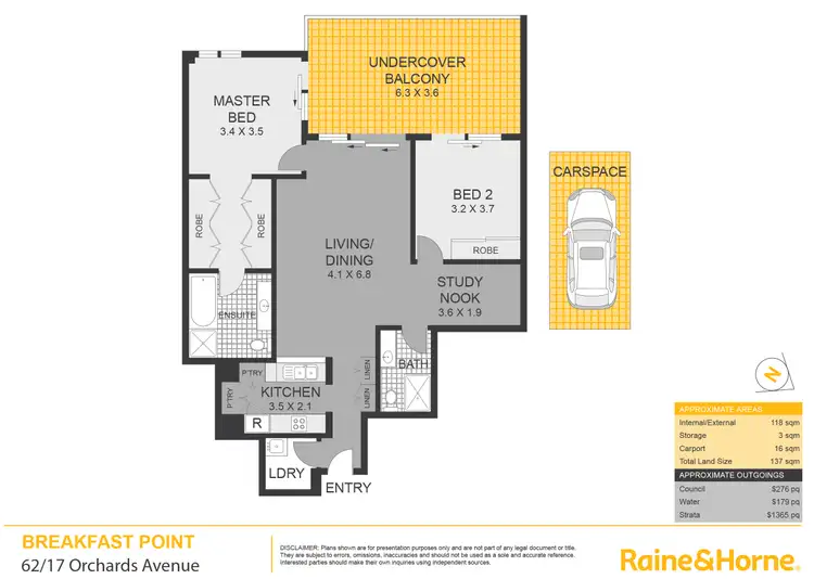 Seventh view of Homely apartment listing, 62/17 Orchards Avenue, Breakfast Point NSW 2137