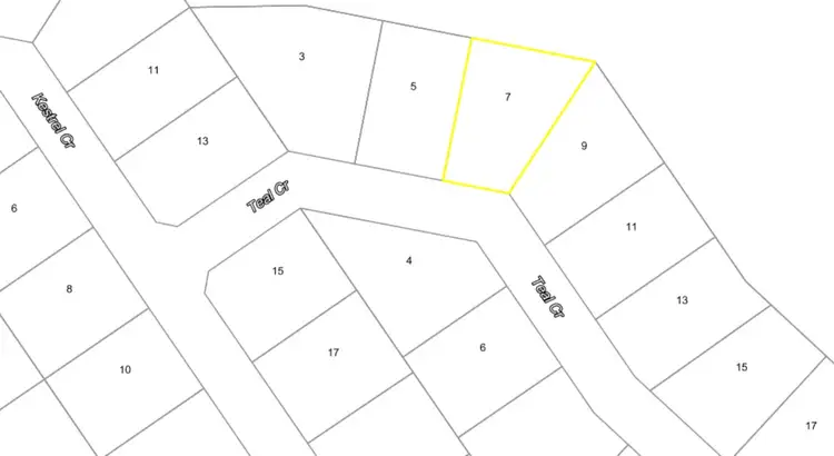 Third view of Homely land listing, 7 TEAL CRESCENT, Thompson Beach SA 5501