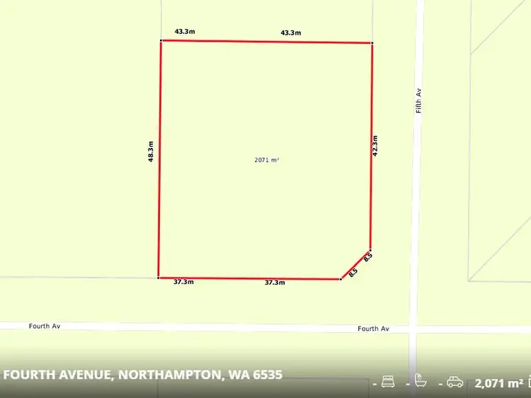 Second view of Homely land listing, 18 Fourth Street, Northampton WA 6535