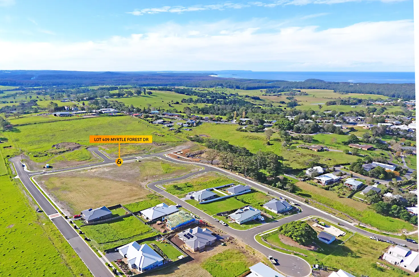Main view of Homely land listing, Lot 409 Myrtle Forest Drive, Corks Hill, Milton NSW 2538