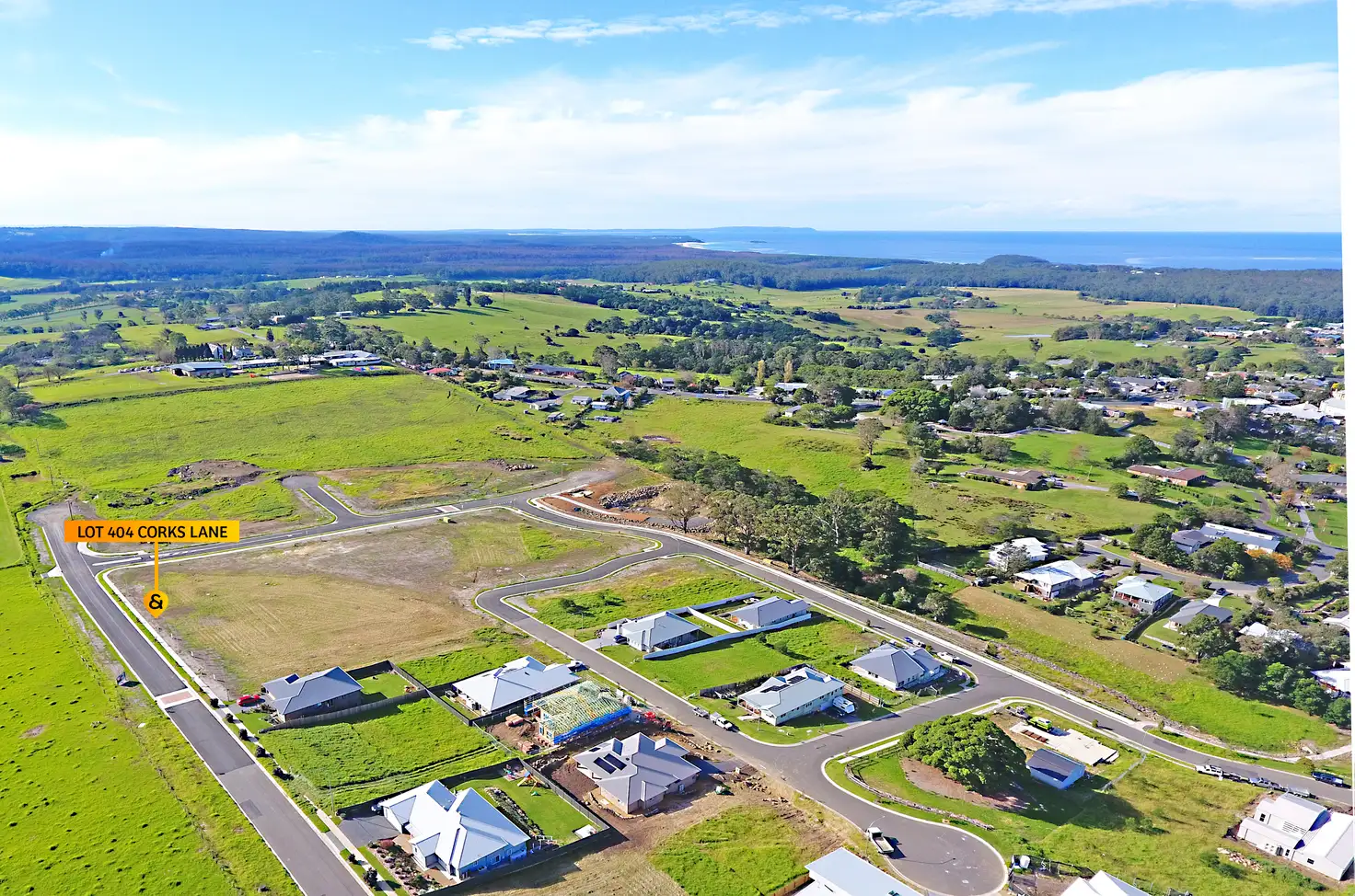 Main view of Homely land listing, Lot 404 Corks Lane, Corks Hill Stage 4, Milton NSW 2538