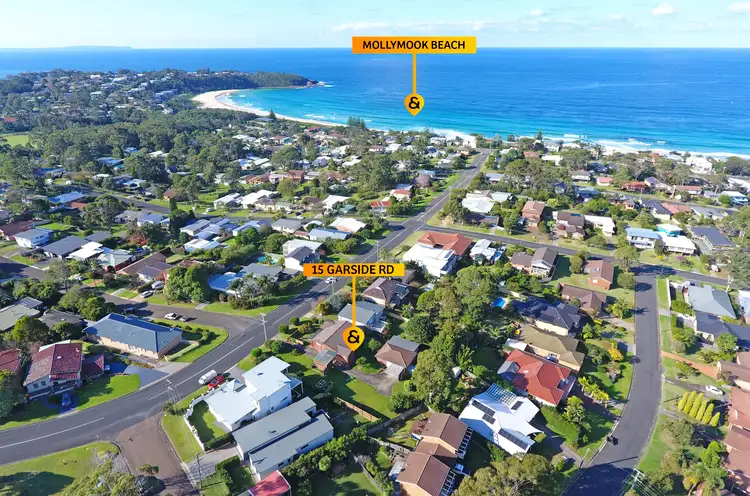 Main view of Homely house listing, 15 Garside Road, Mollymook Beach NSW 2539