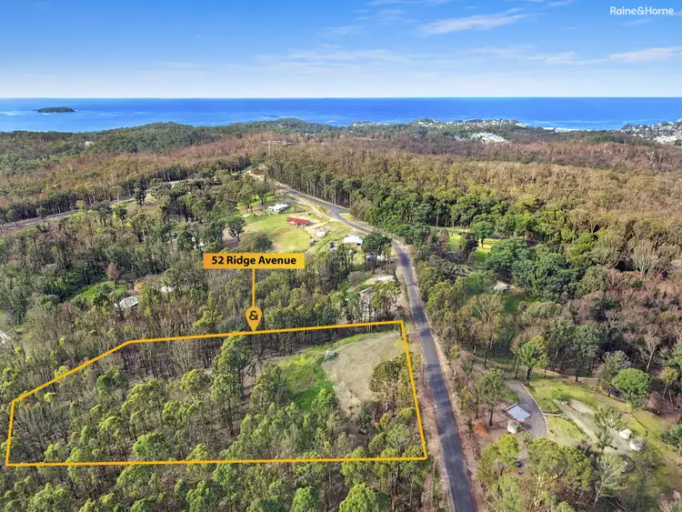 Main view of Homely land listing, 52 Ridge Avenue, Malua Bay NSW 2536