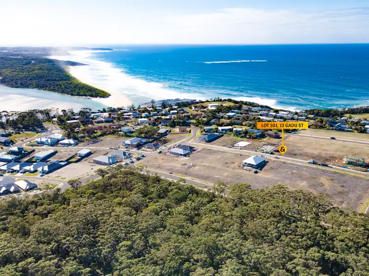 Main view of Homely land listing, Lot 501, 13 Gadu Street, Dolphin Point NSW 2539