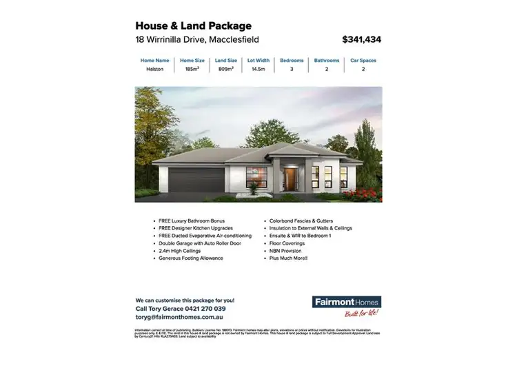 Third view of Homely land listing, 18 Wirrinilla Drive, Macclesfield SA 5153