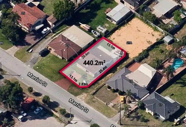 Second view of Homely land listing, 21 Marriot Street, Cannington WA 6107
