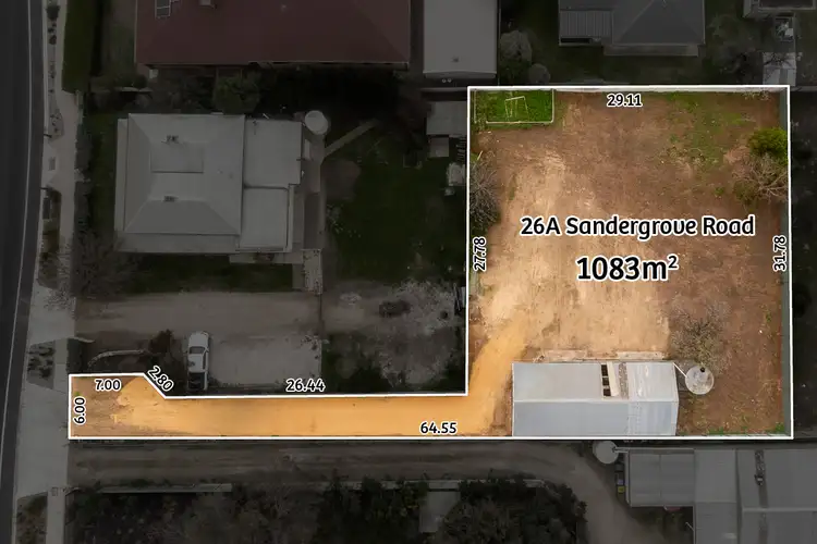 Main view of Homely land listing, 26A Sandergrove Road, Strathalbyn SA 5255