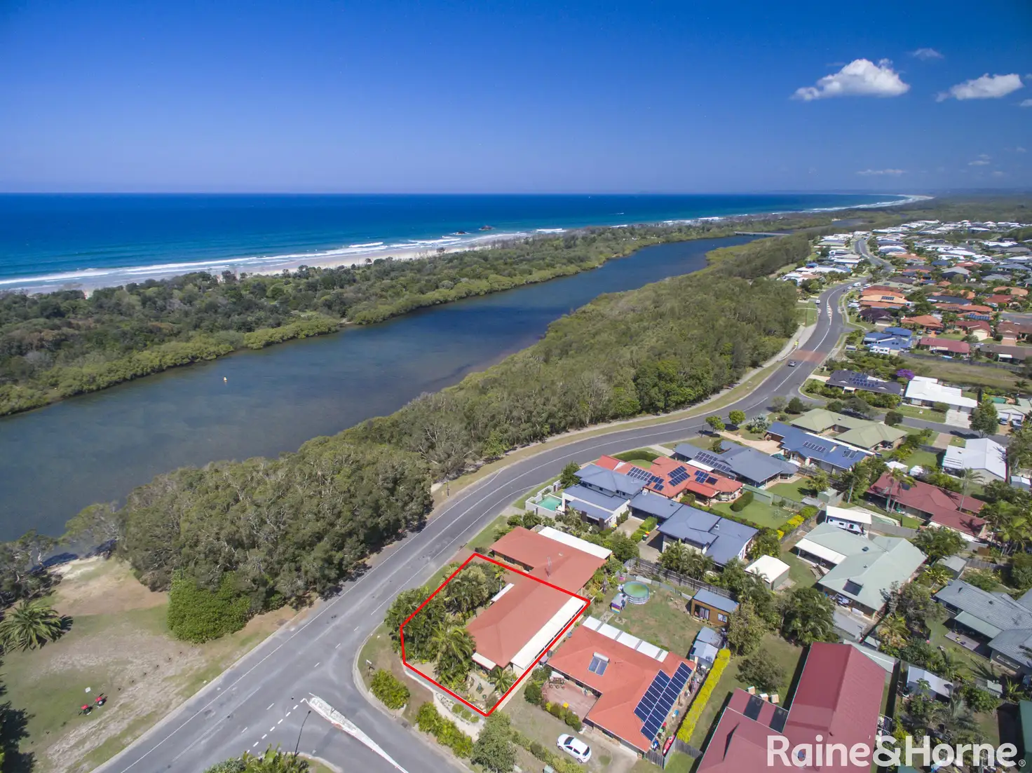 Main view of Homely semi-detached listing, 1/2 Buckingham Drive, Pottsville NSW 2489