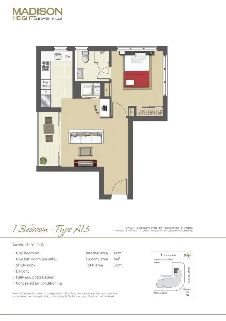 Fifth view of Homely apartment listing, 1301/35 Campbell Street, Bowen Hills QLD 4006