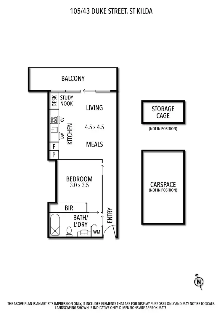 Seventh view of Homely apartment listing, 105/43 Duke Street, St Kilda VIC 3182