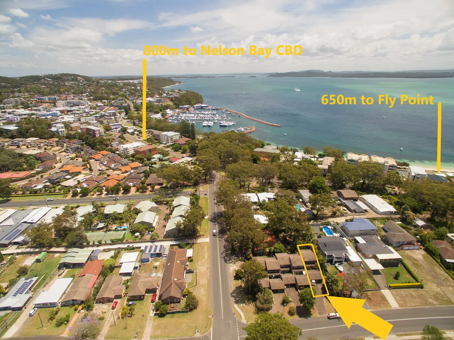 Main view of Homely townhouse listing, 5/10 Trafalgar Street, Nelson Bay NSW 2315