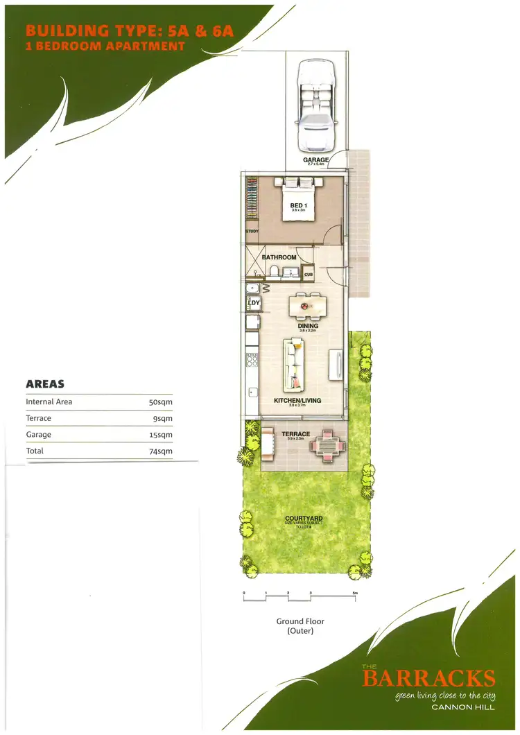 Fifth view of Homely apartment listing, U31/123 Barrack Road, Cannon Hill QLD 4170