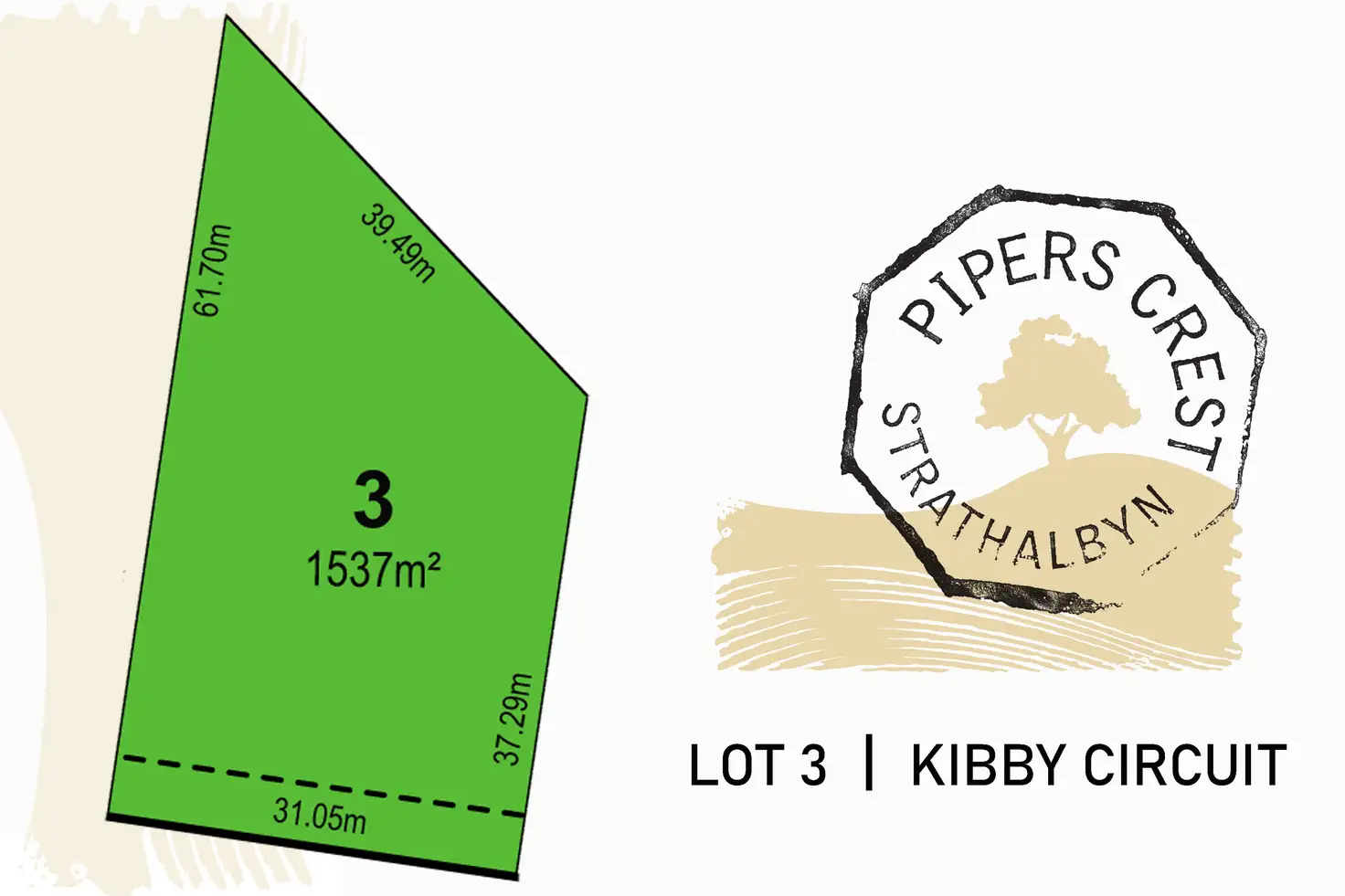 Main view of Homely land listing, 3 Kibby Circuit, Strathalbyn SA 5255