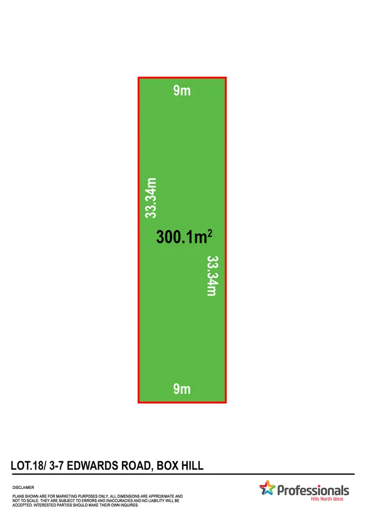 LOT 18, 3-7 Edwards Road, Box Hill NSW 2765
