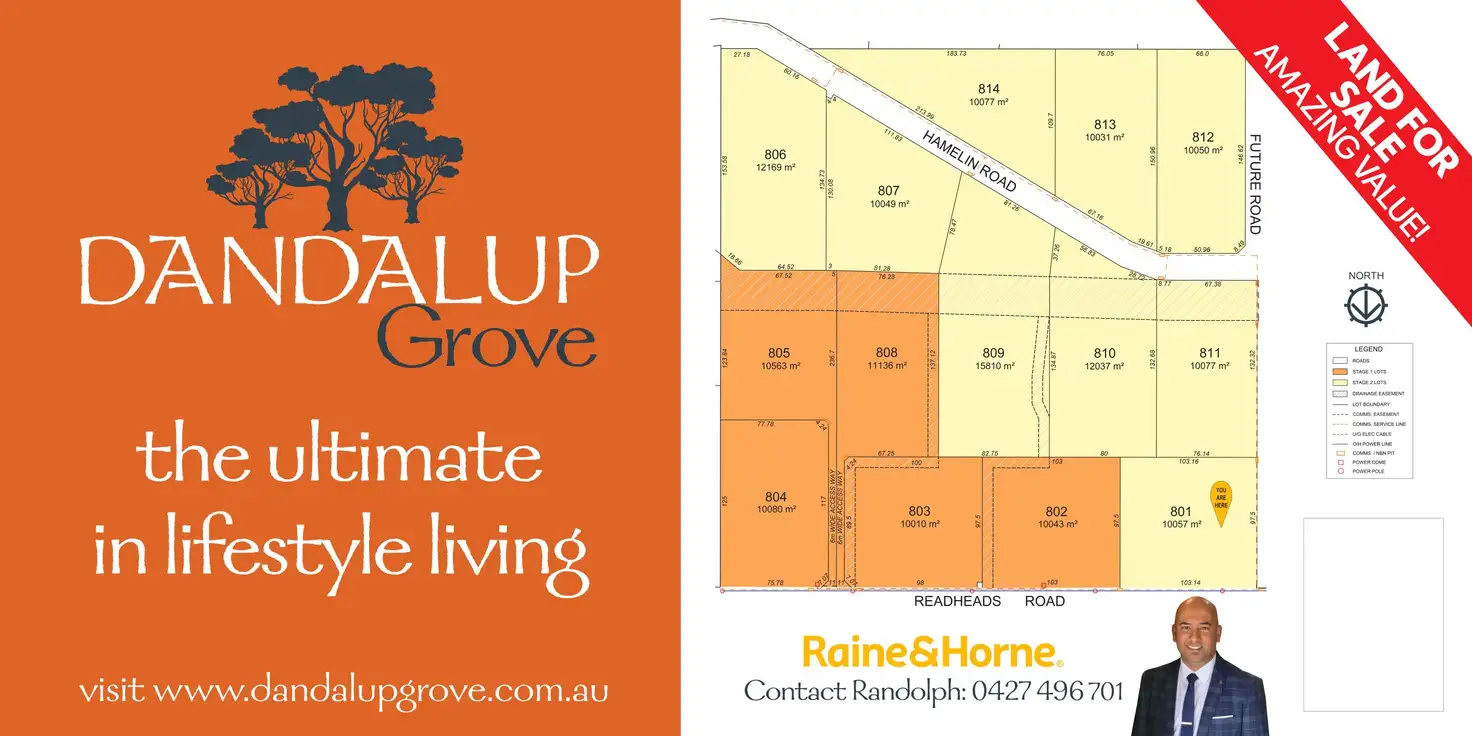 Main view of Homely land listing, Lot 814 Hamelin Road, North Dandalup WA 6207