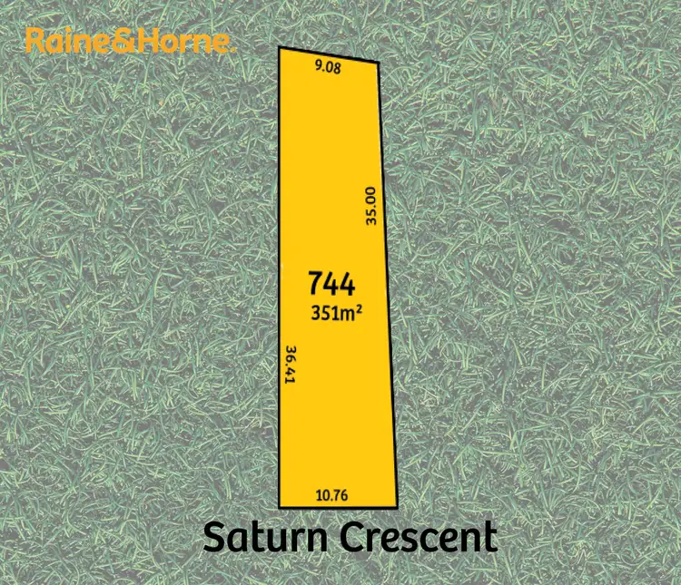 Main view of Homely land listing, LOT 744 Saturn Crescent, Modbury North SA 5092
