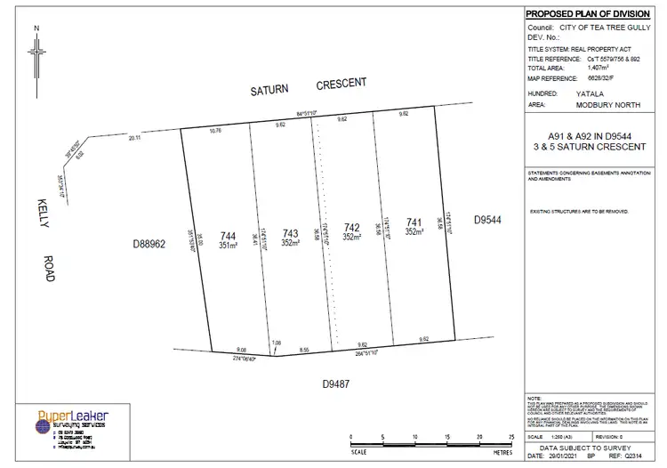 Third view of Homely land listing, LOT 744 Saturn Crescent, Modbury North SA 5092